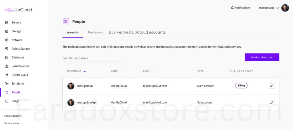 Buy verified UpCloud accounts